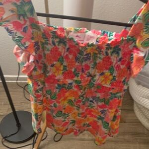 Floral Off-Shoulder Top